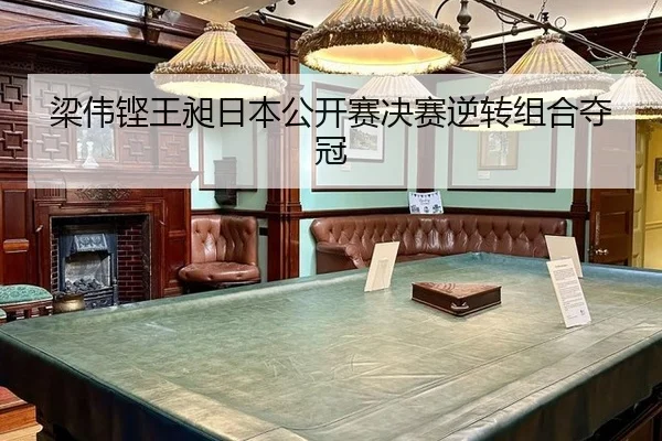 梁伟铿王昶日本公开赛决赛逆转组合夺冠